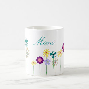 Mimi - bright flowers for her coffee mug