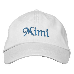Mimi brodé Casquette de baseball / Casquette bleu