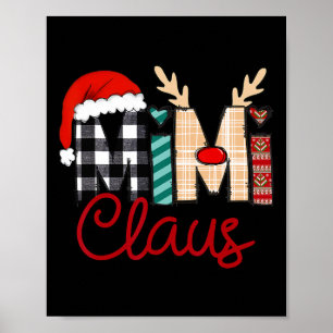 Mimi Claus Reindeer Christmas  Poster