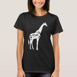 Mimi Giraffe Grandparents Day Safari Zoo Grandmoth T-Shirt