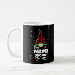 Mimi Gnome Buffalo Plaid Matching Family Christmas Coffee Mug