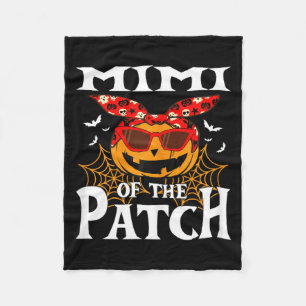 Mimi Halloween Costume Funny Family Halloween Fleece Blanket