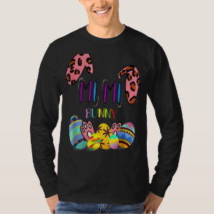 Mimi Leopard Bunny Rabbit Ears Funny For Men Wome T-Shirt