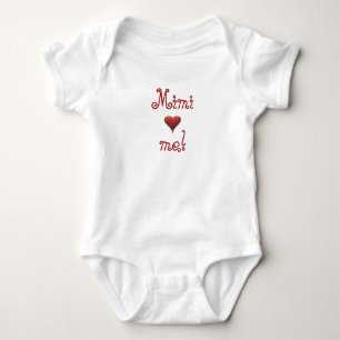 Mimi Loves Me Baby Bodysuit