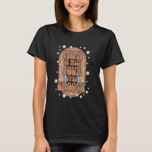 Mimi Mom 4th Birthday Four Ever Groovy Retro Bday T-Shirt