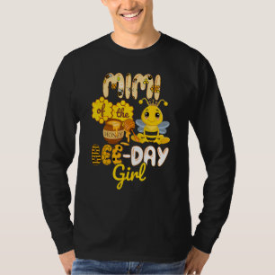 Mimi Of The Bee Day Girl Bee Birthday Party T-Shirt