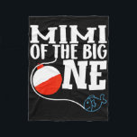Mimi Of The Big One Fishing Boy First Birthday Ofi Fleece Blanket<br><div class="desc">Mimi Of The Big One Fishing Boy First Birthday Ofishally</div>