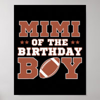 Mimi Of The Birthday Boy Football Kids 1st Bday Pa
