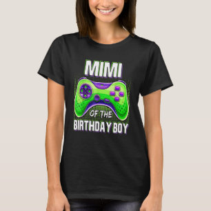 Mimi of the Birthday Boy Matching Family Video Gam T-Shirt