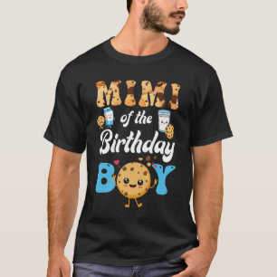 Mimi Of The Birthday Boy Milk And Cookies 1st Birt T-Shirt