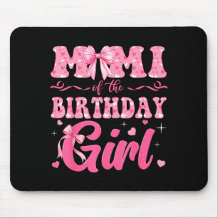 Mimi Of The Birthday Girl Family Nk Coquette Bow  Mouse Pad