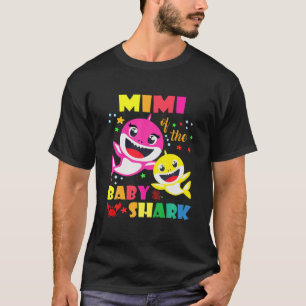 Mimi Of The Birthday Shark Dad, Mom Matching Famil T-Shirt