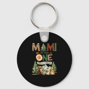 Mimi of the one happy camper 1st birthday camping keychain