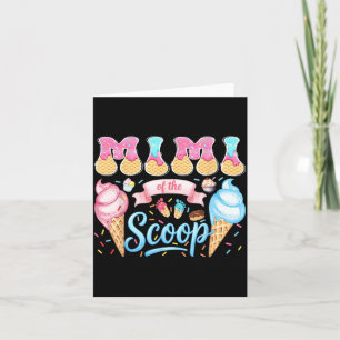 Mimi of The Scoop Ice Cream Gender Reveal Baby Card