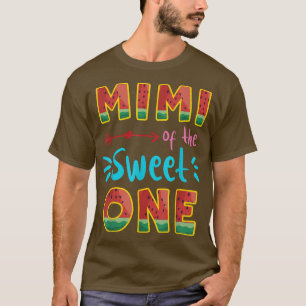 Mimi Of The Sweet One Watermelon 1st First Birthda T-Shirt