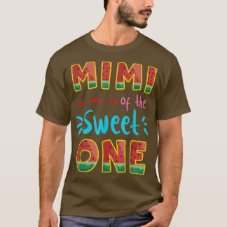 Mimi Of The Sweet One Watermelon 1st First Birthda T-Shirt