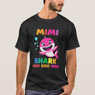 Mimi Shark Doo Doo Funny Baby Mommy Kids T-Shirt