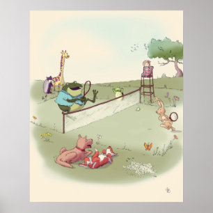 MiMi Ventures - Anyone For Tennis Canvas Print
