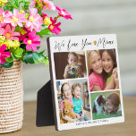 Mimi We Love You | Grandkids 4 Photo Collage Plaque<br><div class="desc">Mimi We Love You | Grandkids 4 Photo Collage Plaque -- Make your own 4 picture frame  personalized with 4 favourite grandchildren photos and names.	
Makes a treasured keepsake gift for grandmother for birthday, mother's day, grandparents day and other special days.</div>