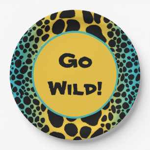 Mimic Poison Dart Frog Go Wild! Paper Plate