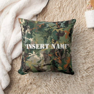 Mimicking Nature: The Science of Camouflage Throw Pillow