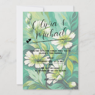 Mimimalist, elegant Wedding Invitation