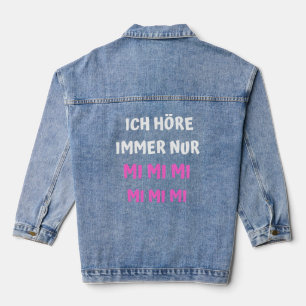 Mimimi Work Office Nerve Saw Jammer Denim Jacket