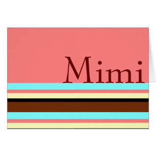 Mimi's Cream blue brown pink