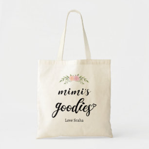 Mimi's Goodies - Custom Elegant Floral Gift Tote Bag