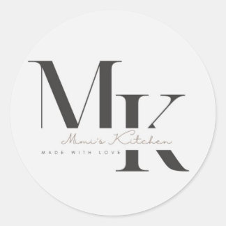 Mimi's Kitchen Logo Classic Round Sticker