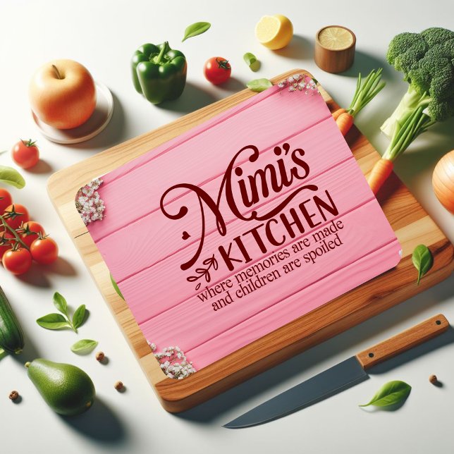 Mimis Kitchen Where Memories are Made Cutting Board (Creator Uploaded)