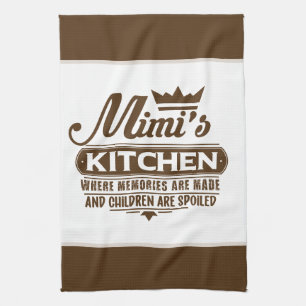 MiMi's kitchen word art  Towel