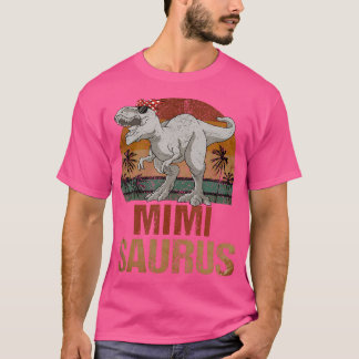 Mimisaurus T Rex Dinosaur Mimi Saurus Mother'S Day T-Shirt