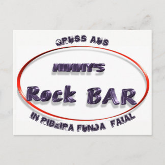 Mimmy's Rock Bar Postcard