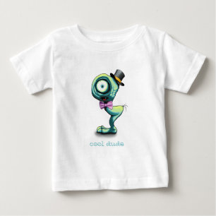 Mimo a Cute Mini Monster Cool Dude  Baby T-Shirt