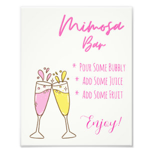 Mimosa - Bubbly Bar Printable Photo Print