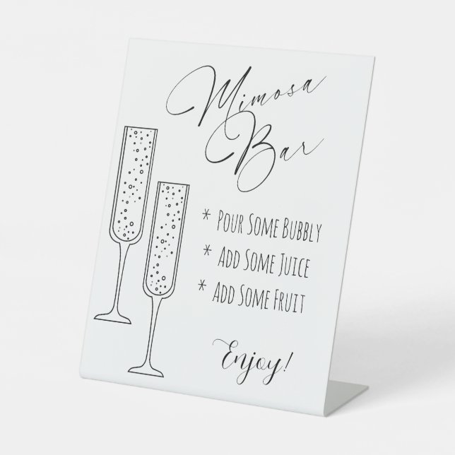 Mimosa Display Sign (Front)