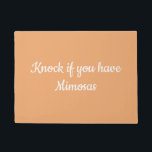 Mimosa Door Mat<br><div class="desc">Sassy accessories to show off your bubbly personality!</div>