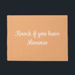 Mimosa Door Mat<br><div class="desc">Sassy accessories to show off your bubbly personality!</div>