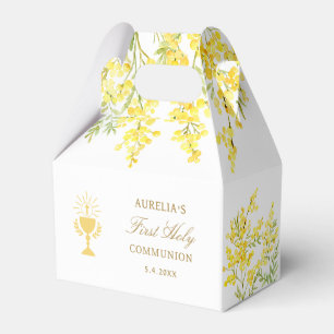 Mimosa First Communion Favor Box