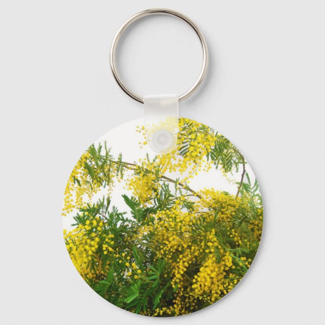 Mimosa Keychain (Front)