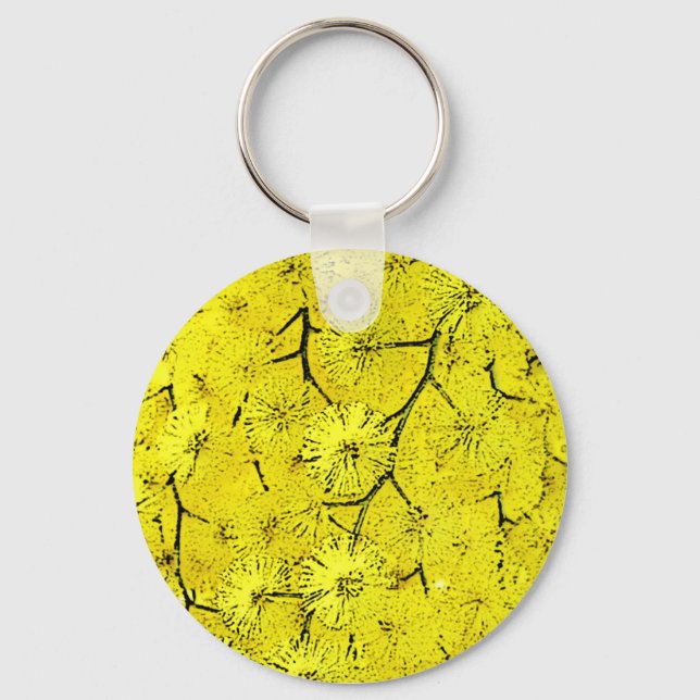 Mimosa Keychain (Front)