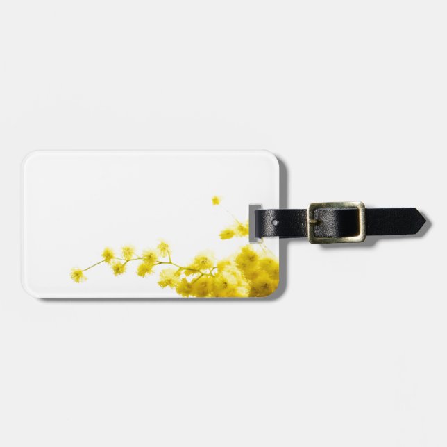 Mimosa Luggage Tag (Front Horizontal)
