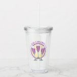Mimosa Purple Champagne Glasses<br><div class="desc">Personalize it with your name or message. Say cheers to this cute illustration of sparkling champagne glasses. A fun design for a brunch,  bachelorette,  drinks after work,  girl's night out,  cocktail party,  or any celebration. Colourful,  purple mimosa drinks,  sparkling wine,  prosecco.</div>