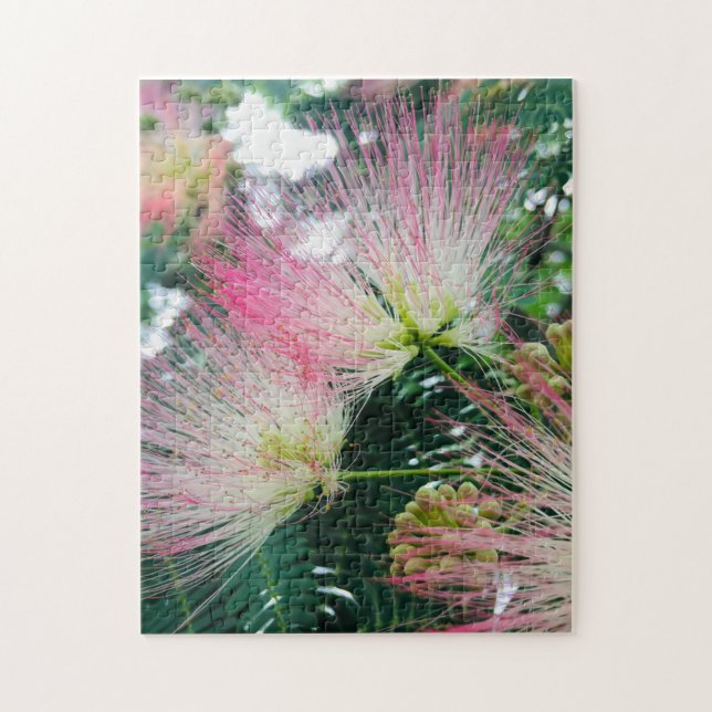 Mimosa Tree Flower Jigsaw Puzzle (Vertical)