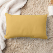 Mimosa (Yellow) Colour Lumbar Pillow (Blanket)