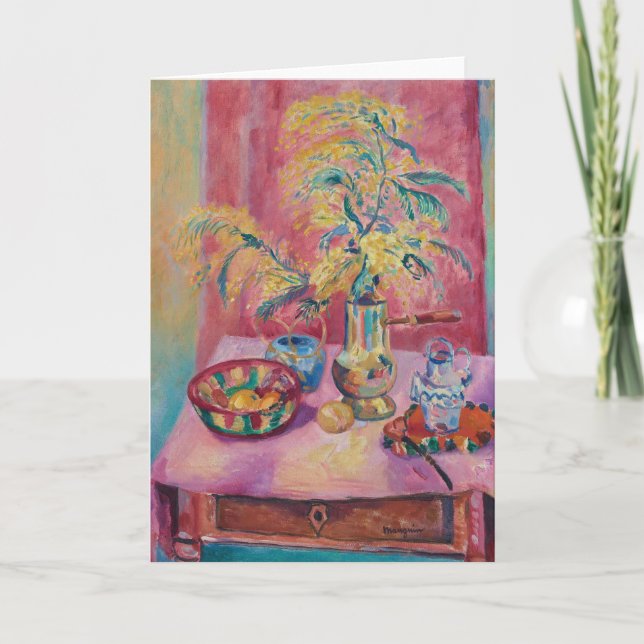 Mimosas | Henri Manguin Card (Front)