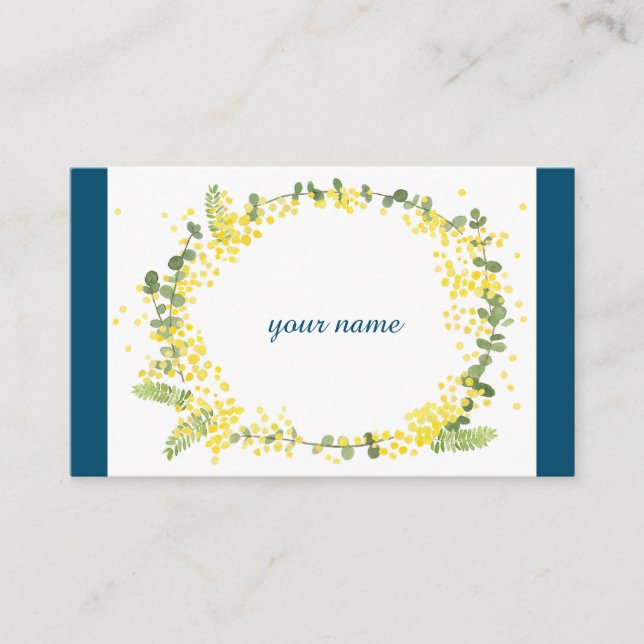 Mimoza Business Card (Front)