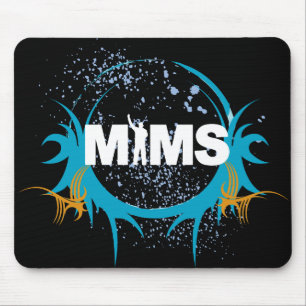 MIMS Button - MIMS Logo Framed - Exclusive Mouse Pad