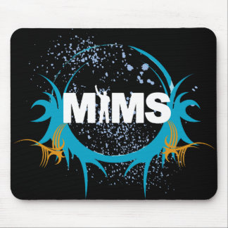 MIMS Button -  MIMS Logo Framed - Exclusive Mouse Pad